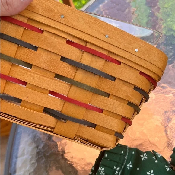 Longaberger Classic large berry Baskets Set - red blue and Green - Picture 7 of 14